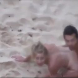 Cheating Slut Wife Caught Fucking On Beach